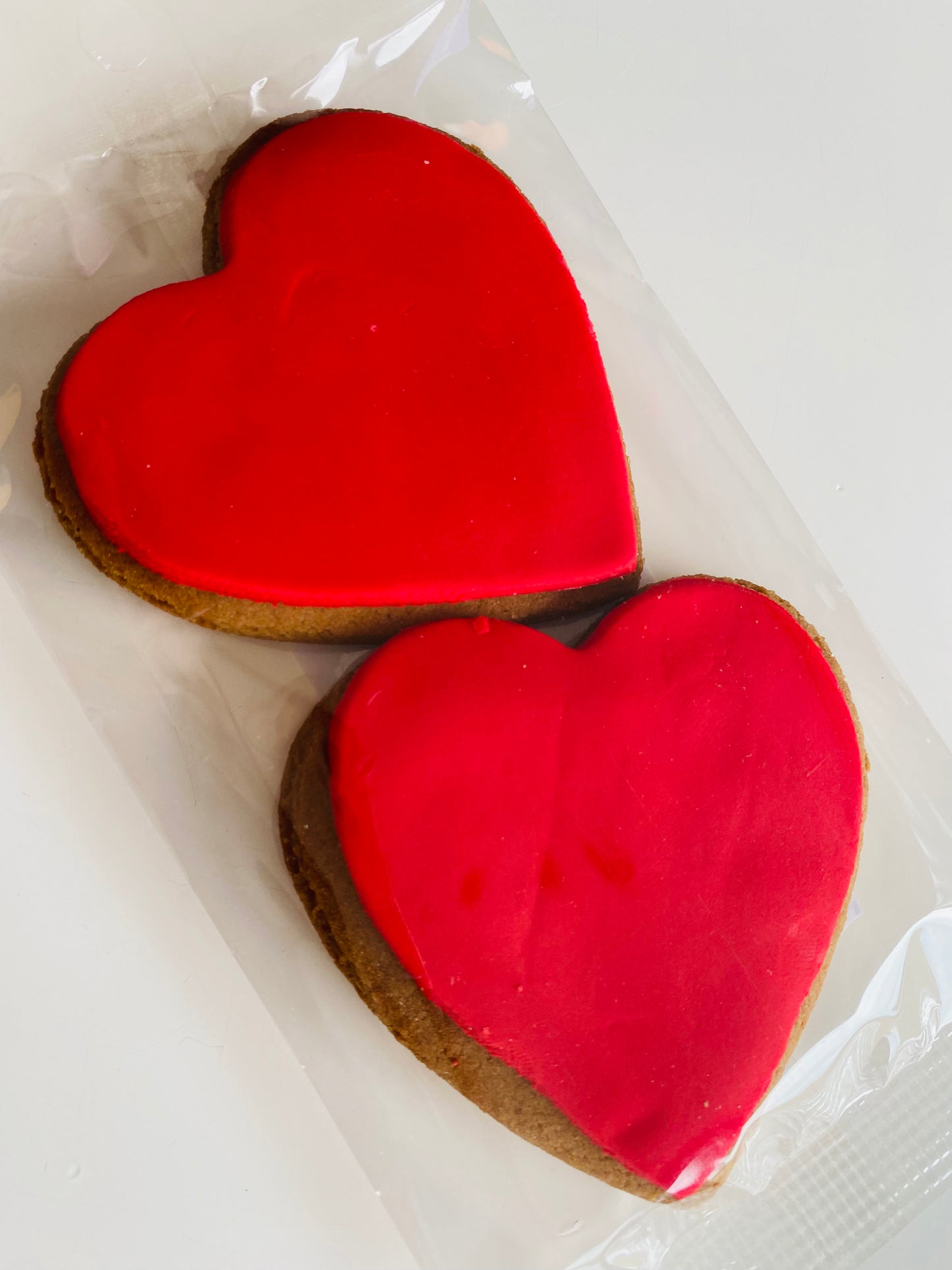 Molly Woppy Red iced Hearts