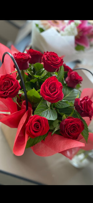 1 Dozen 40cm Red Roses